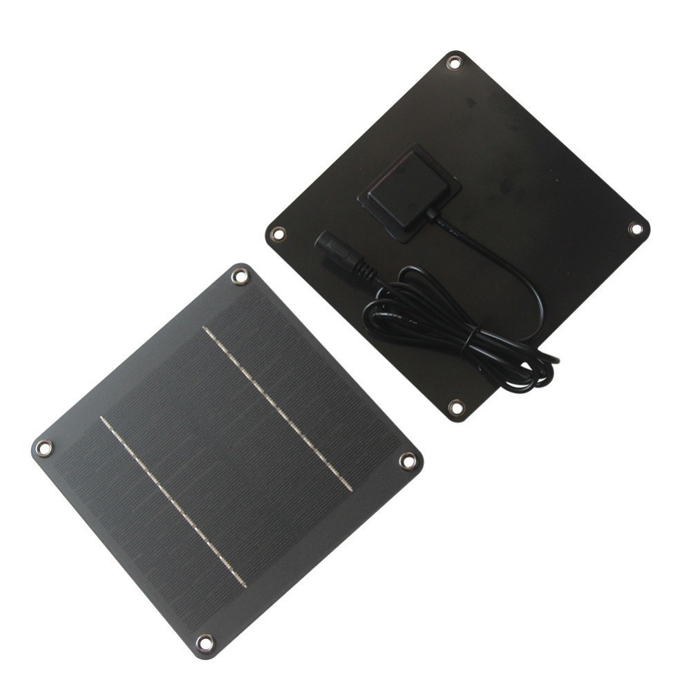 12V Solar Panel 1.5 Meter Cable 4W Power Output 5521 Female DC Interface