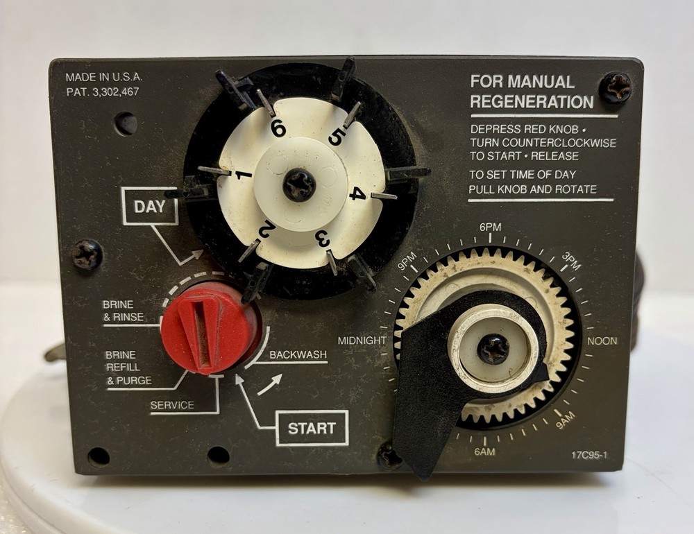 Autotrol Valve 155/255/440 Timer Assembly 110V Water Softener 6 Day Timer