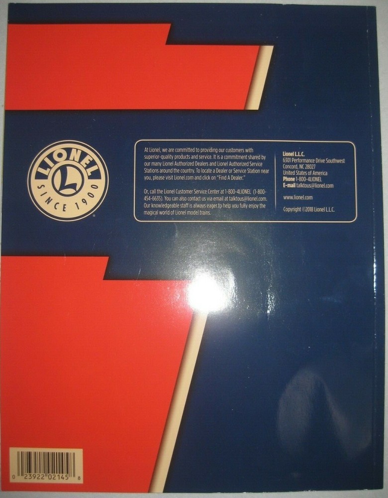 Lionel Trains 2018 Catalog Volume 2