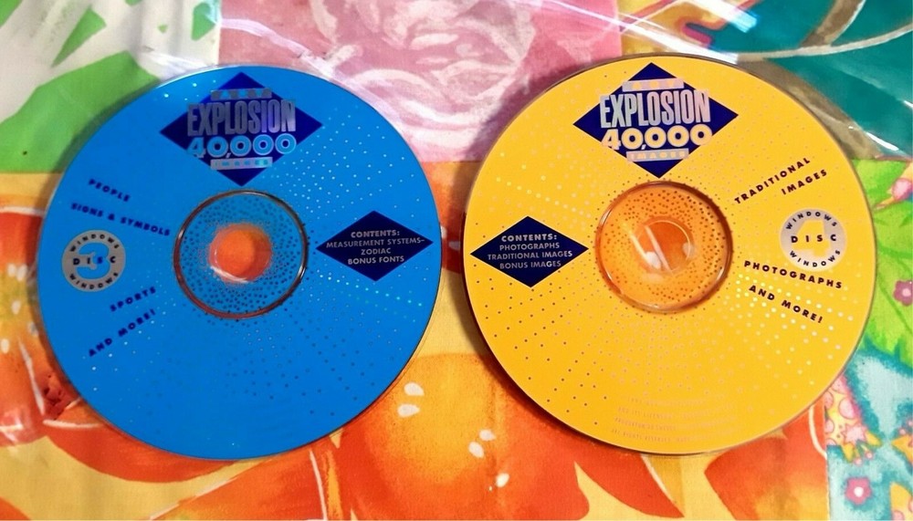 ART EXPLOSION 40,000 Images (4 Discs) 1995