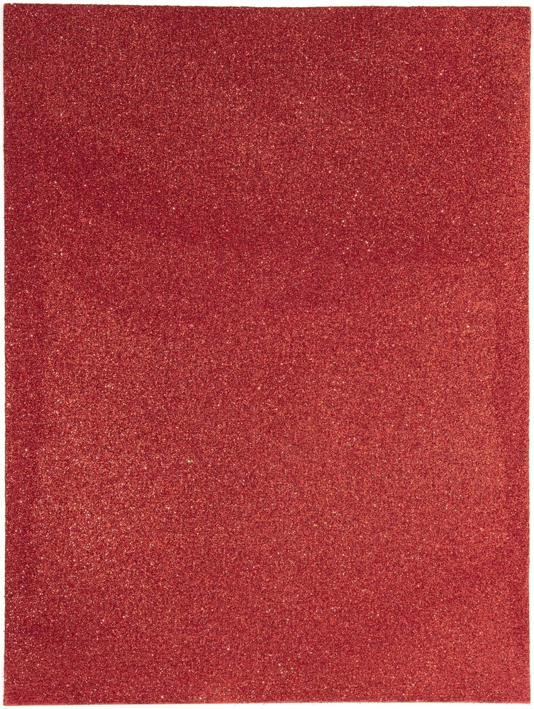 Glitter Foam Sheet 9"X12" 2mm Red