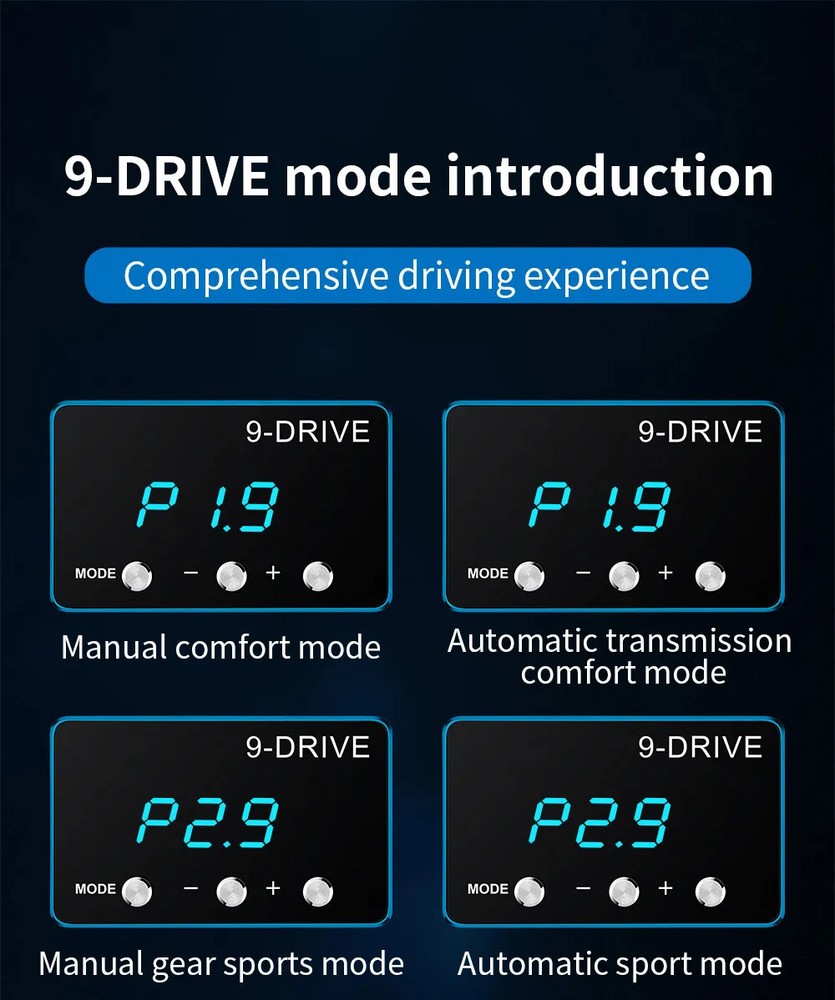 Throttle Response Controller Smart Accelerator For Ford F150 F250 Transit Focus