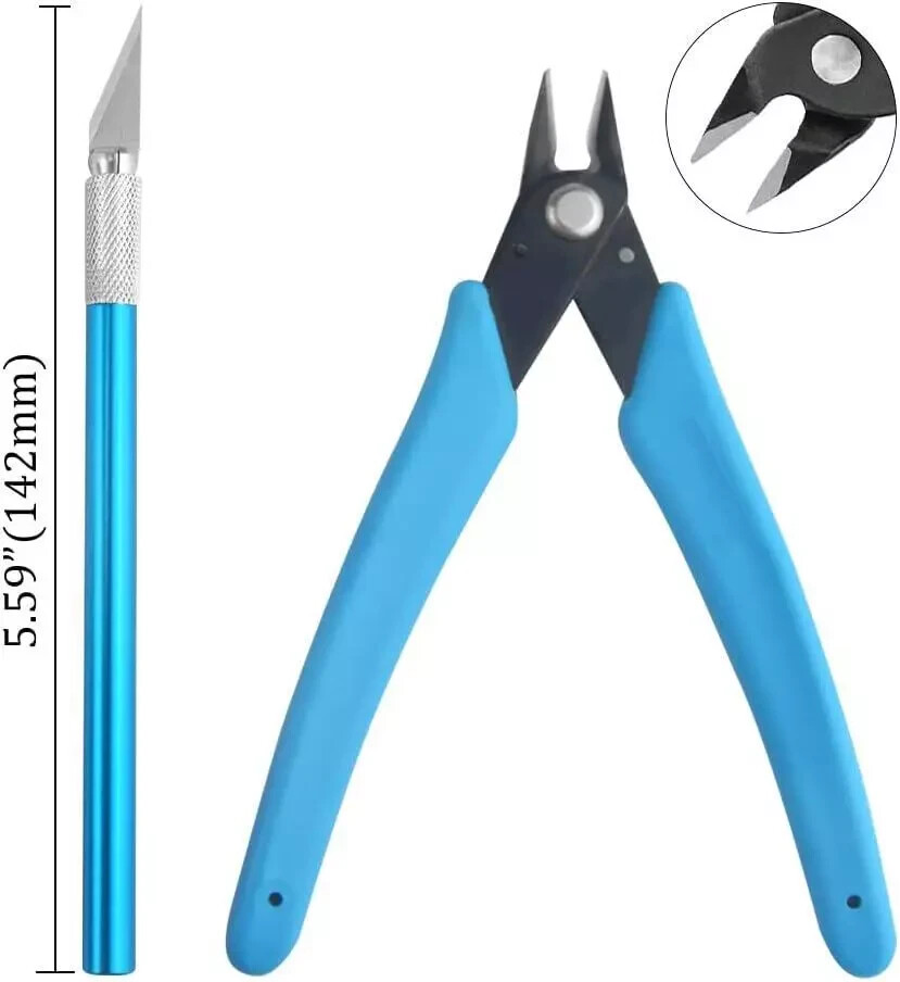 Professional 8 PCS Model Tools Kit Modeler Basic Tools Craft Set Hobby Building