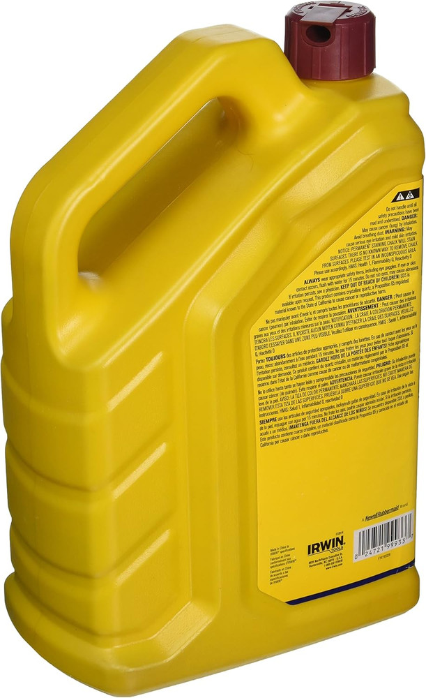 Tools STRAIT-LINE Marking Chalk, Permanent Staining, Crimson Red, 4 Lbs (493552