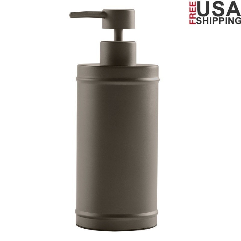 Metal Soap Pump Elegant Bathroom Kitchen Accessory Compact Durable Design New