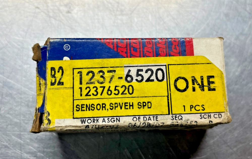 12376520 Genuine OEM GM Speed SENSOR 1237-6520