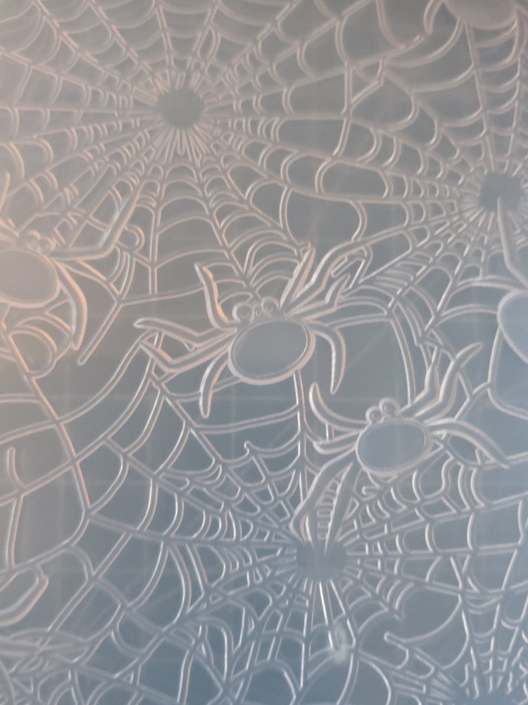 Universal Thin plastic 3d embossing folder Halloween Spider Web Man Birthday