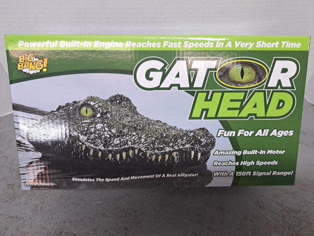 Remote Control Gator Head Boat , Simulates The Speed and More