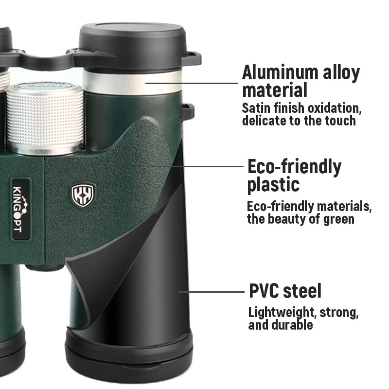 WPH2K HD10x42 Binocular Optical System Tripod Adaptable Rubber Armor Waterproof