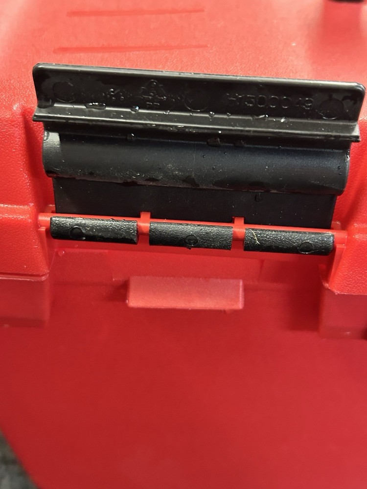 Vintage Zag Red Toolbox 19” X 10” X 8”