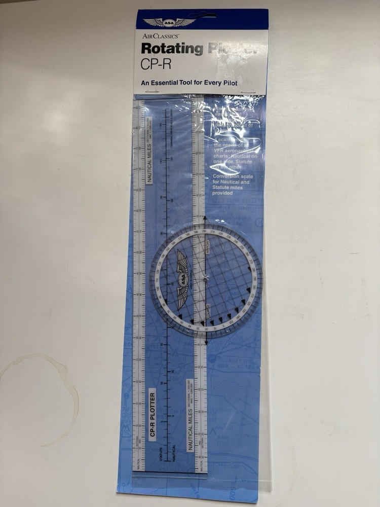 NEW ASA Rotating Plotter – Precision VFR Flight Navigation Tool