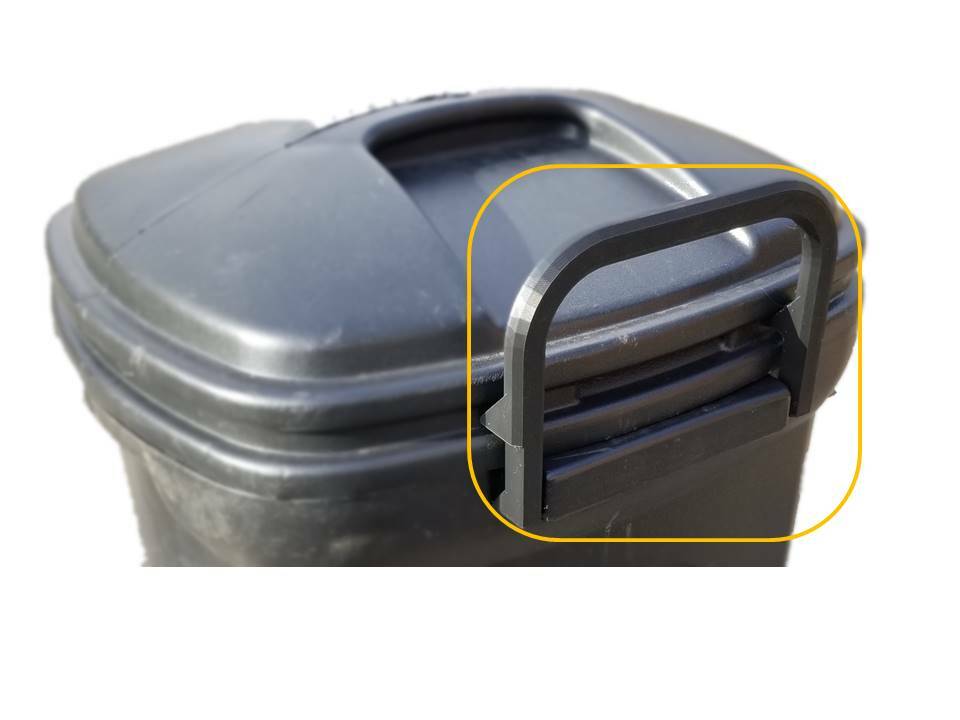 Replacement Garbage Can Handle for Rubbermaid and Lowes Blue Hawk 45-Gallon Cans