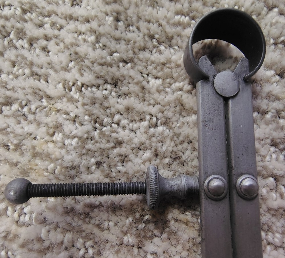 🗽 VINTAGE L .S.STARRETT 5" ID CALIPER