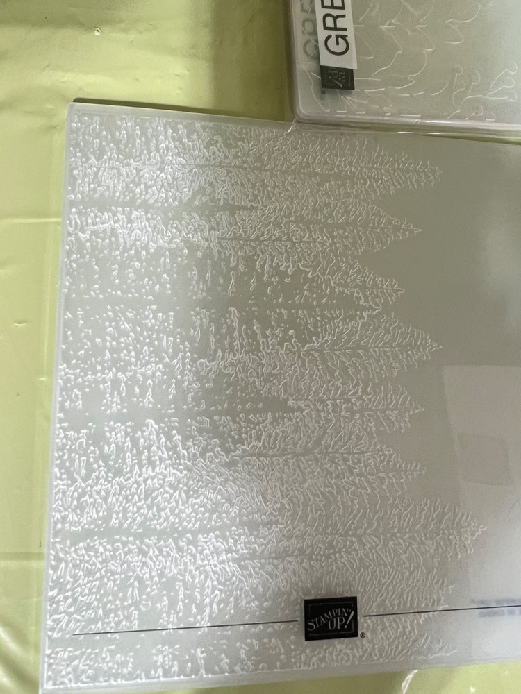 STAMPIN UP! GREENERY FOLDER + 2 BONUS FOLDERS.