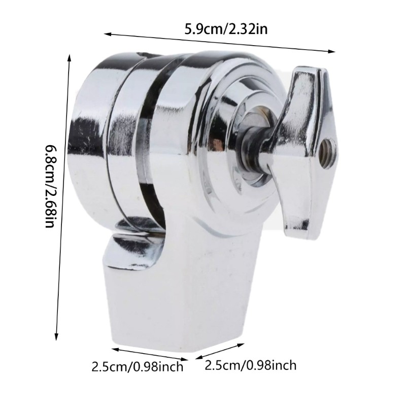 Multifuntional Drum Stand Coupler Metal Texture Rusts Resistant Strong for Drum