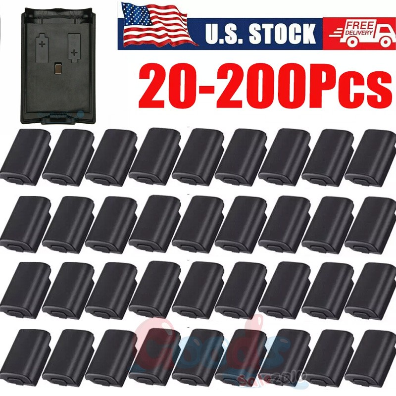 Bulks AA Battery Back Cover Shell Case Pack For Xbox 360 Wireless Controller