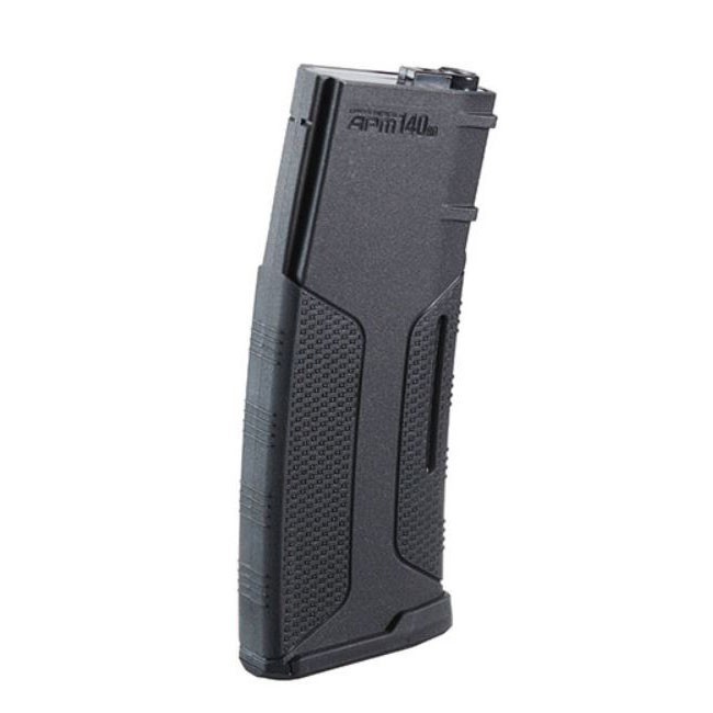 Lancer Tactical Advanced Polymer 140rd Mid-Cap Airsoft Magazine Black
