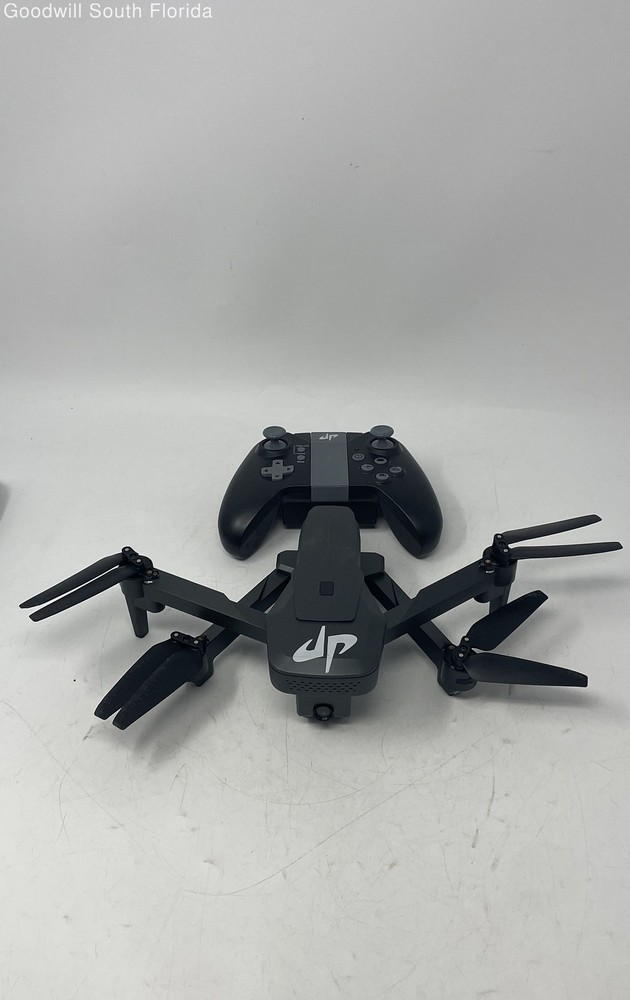 DP Black Foldable Remote Control Mini Quadcopter Drone With Accessories