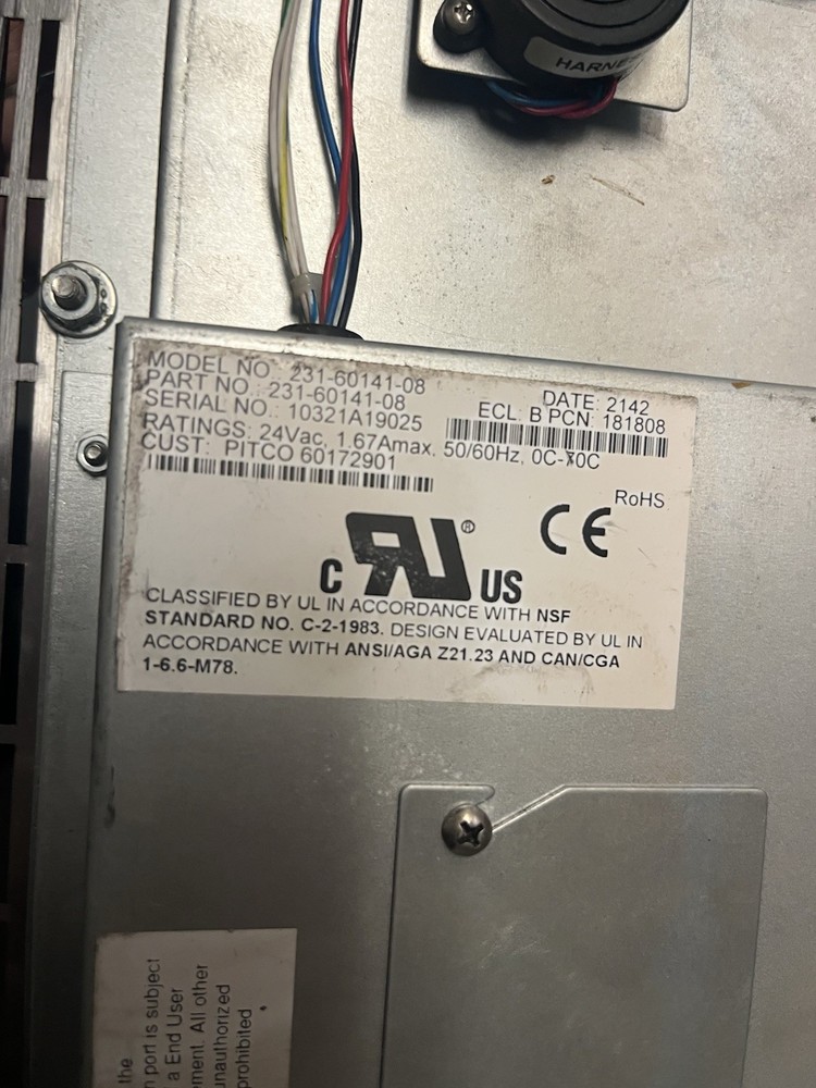 Pitco 231-60141-08 Computer Control Module