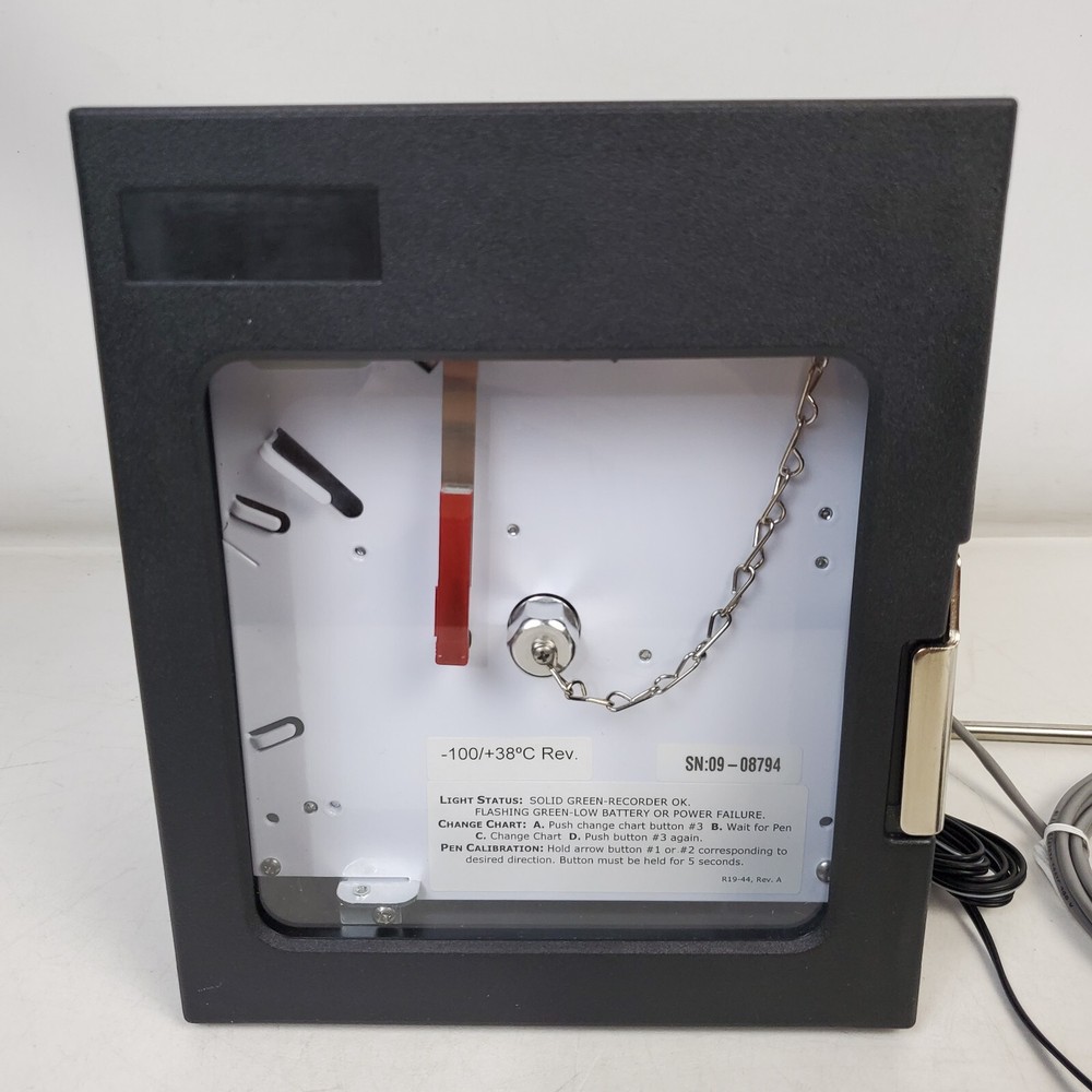 Cobex 6" Temperature Chart Recorder Single Pen Fully Cased