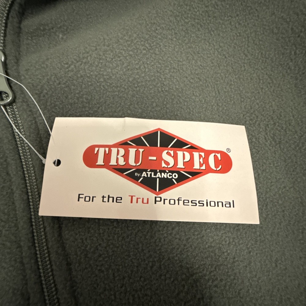 Tru-Spec Olive Drab Microfleece Jacket Liner New With Tags