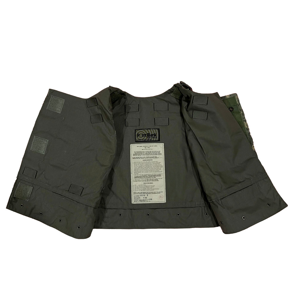 ACU protector Base Protective Vest Plate Carrier w/ Soft Armor Inserts Small