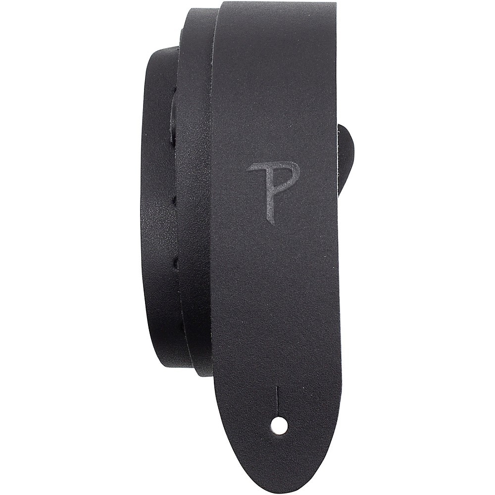 Perri's Basic Leather Guitar Strap Black 2 in.