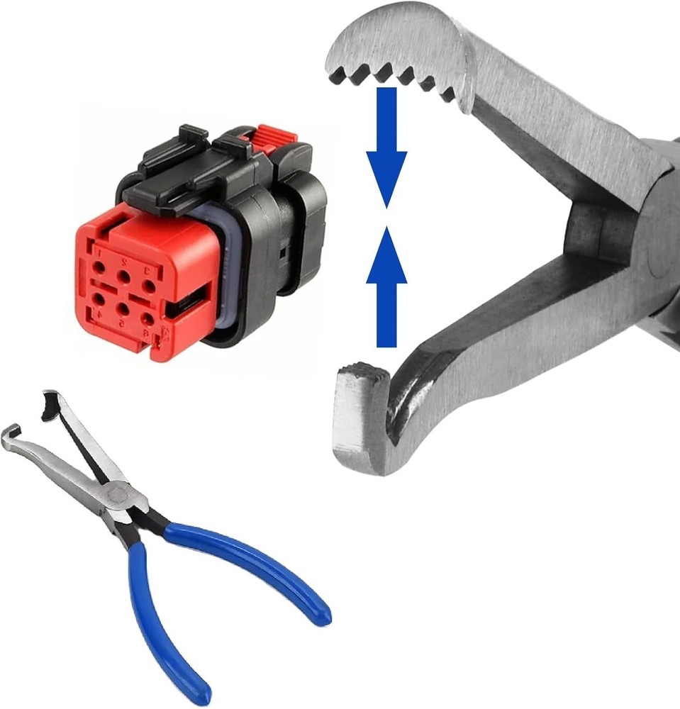 Ergonomic 8'' Electrical Connector Pliers | Precision Tool for Maintenance Tasks