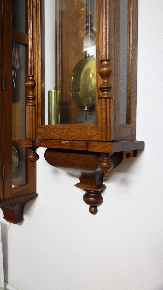 Antique Ansonia Capitol Weights Driven Regulator Wall Clock