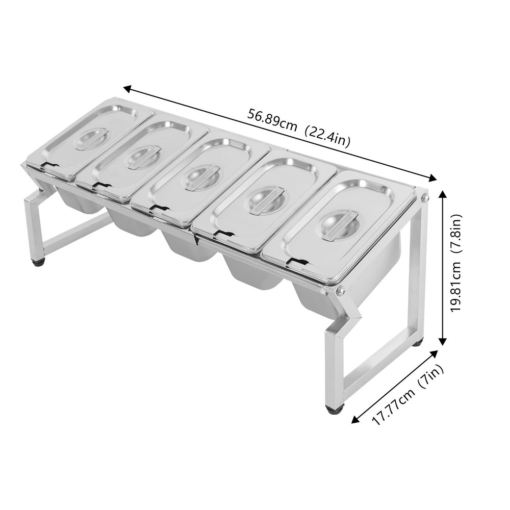 Expandable Stainless Steel Spice Rack
