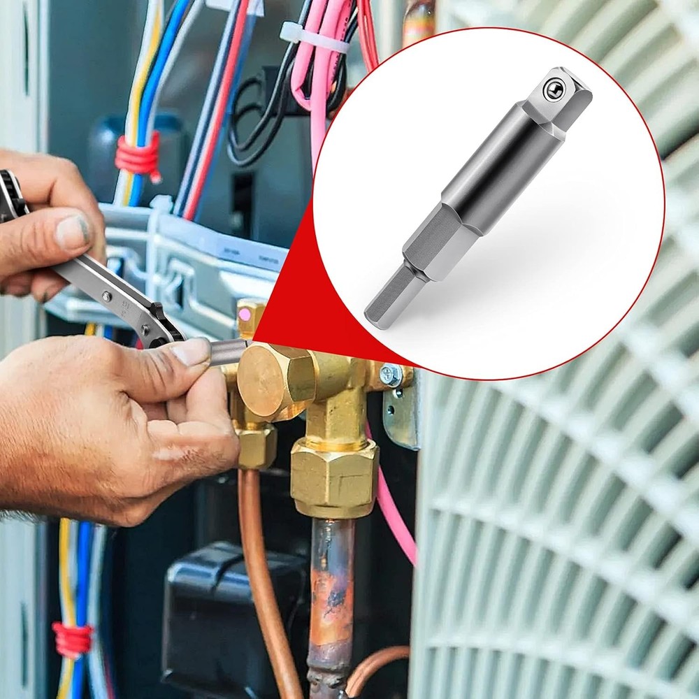 HVAC Service Wrench Hex Key Adapter Set
