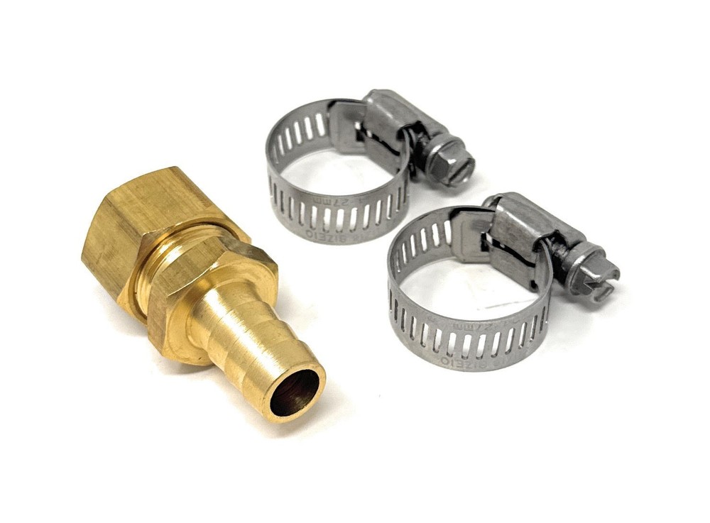 Universal Hose Barb Compression Fitting (1/2" Hose Barb x 5/8" Compression)