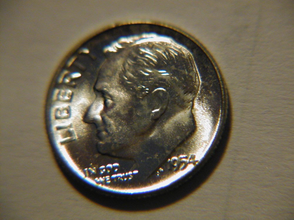 1954   Roosevelt Dime BU uncirculated