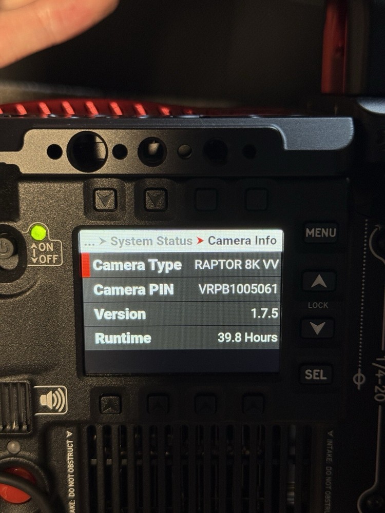 RED V Raptor 8K VV + Accessories