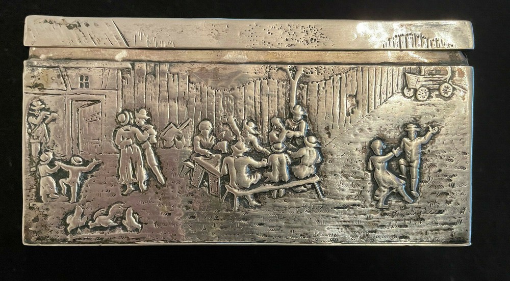 Hanau Nuremberg Germany 18th Centrury Silver Box