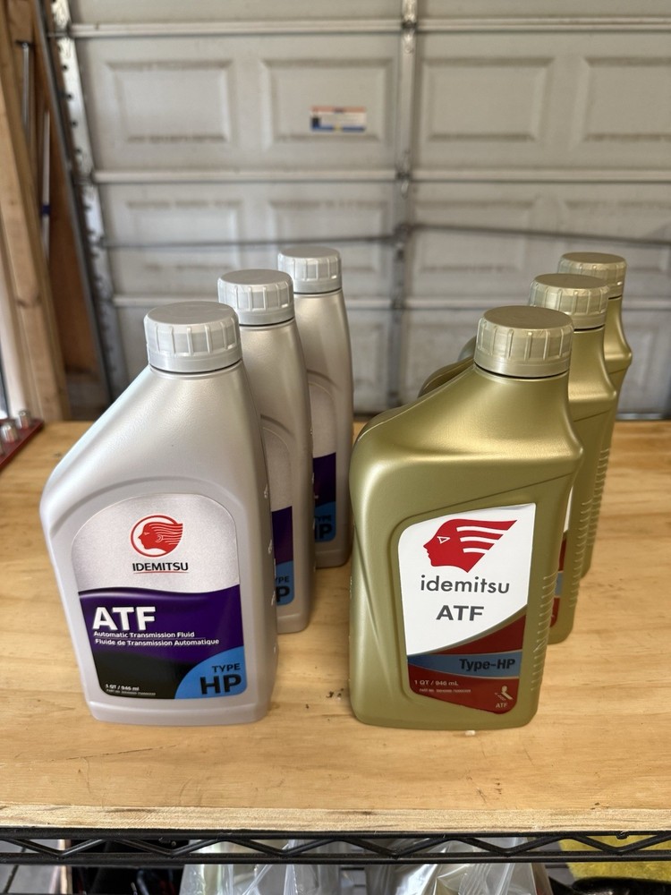 (6) Pack Idemitsu ATF Type HP Automatic Transmission Fluid 1 Quart OEM-Subaru
