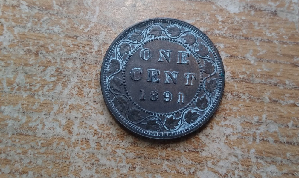 1891 canada 1 cent au details?