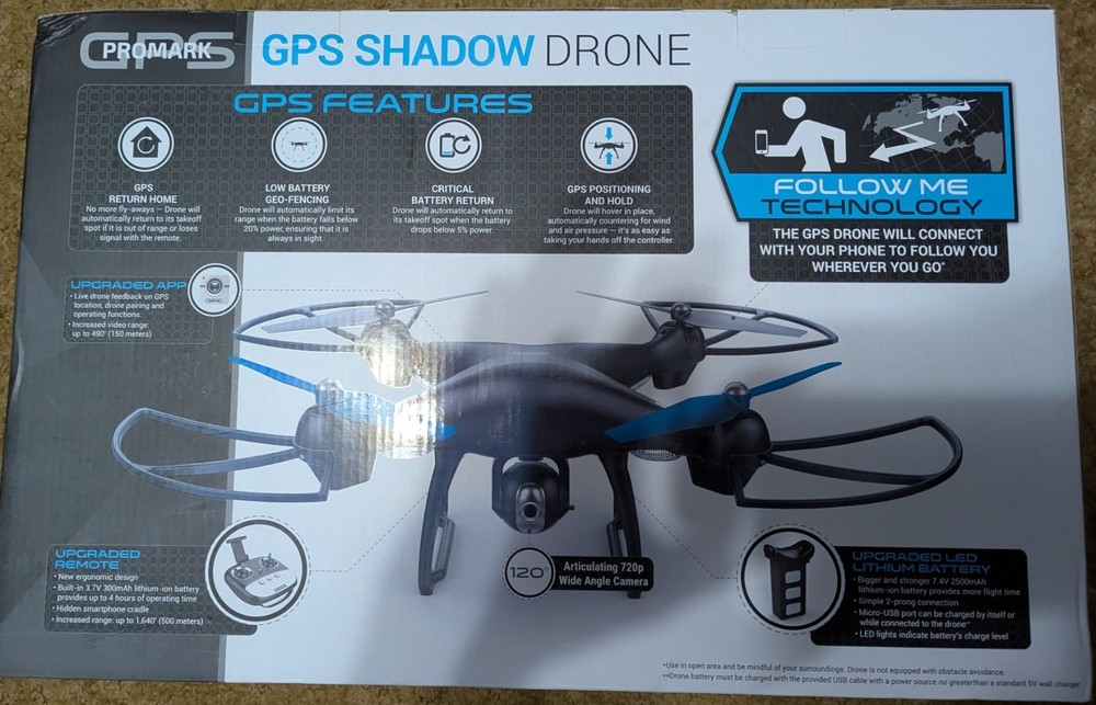 Promark GPS Shadow Drone NEW (OPEN BOX)