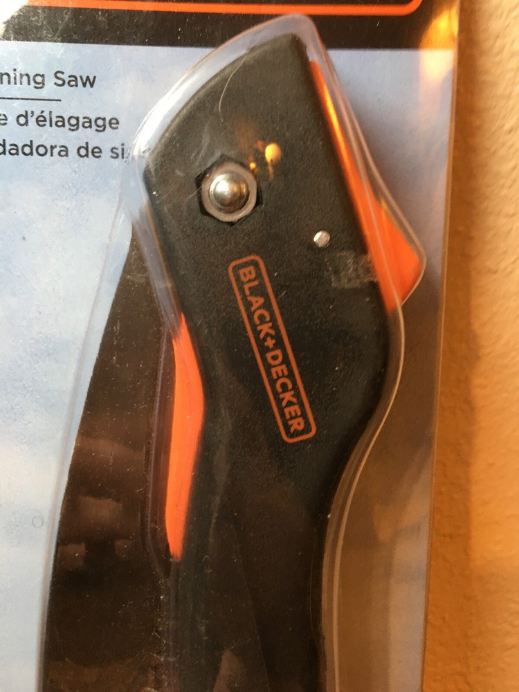 Black & Decker Pruning Folding Saw, New, 9 1/2" Cutting blade