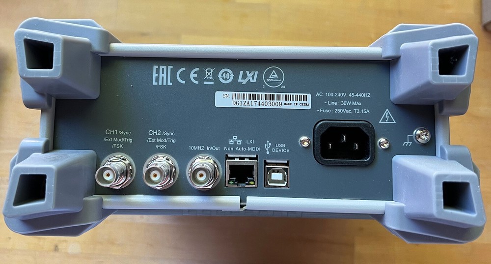Rigol DG1062Z Function/Arbitrary Waveform Generator 60 MHz