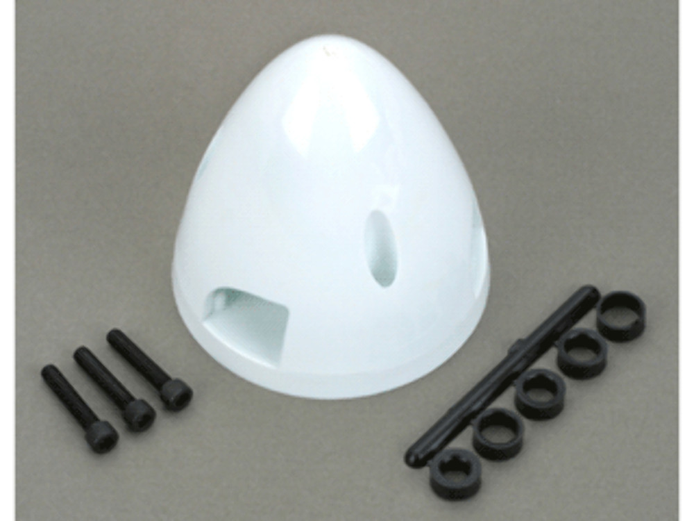 Spinner, 3 Blade, 2-1/2", White