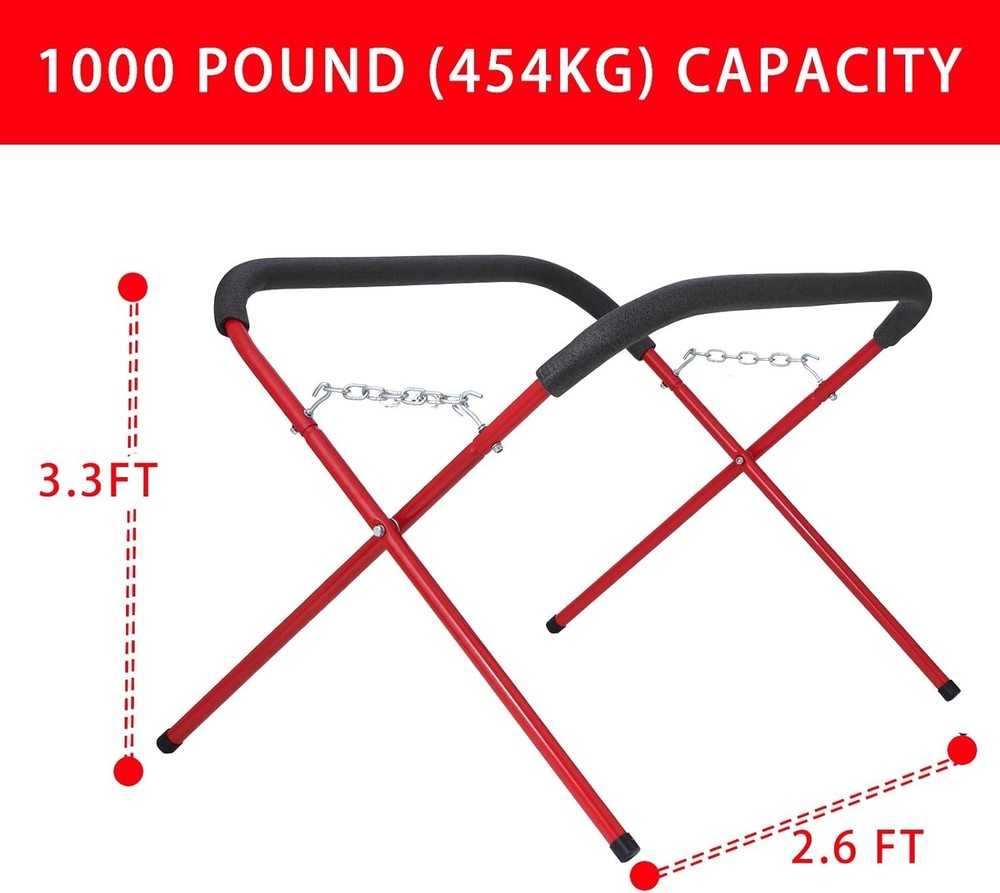 Portable Workbench Folding Work Stand, 1,000 Pound Capacity Foldable Work Tab...