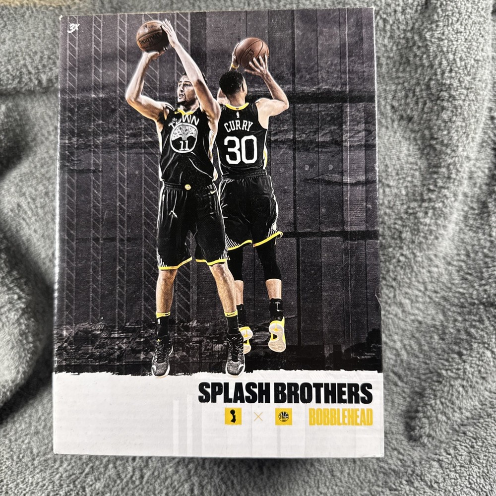 Steph Curry & Klay Thompson Splash Brothers 2018 Warriors The Town Bobble Head