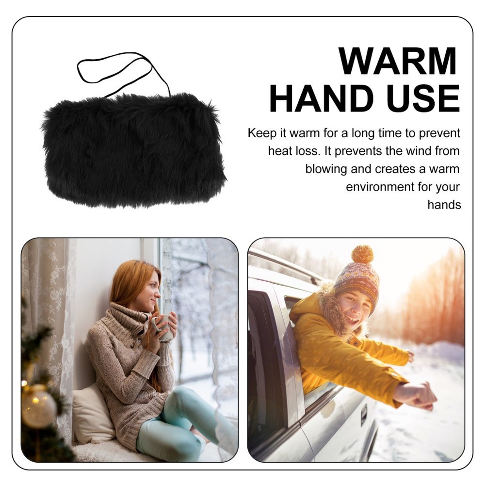 Hand Warmer Bag Portable Hands Muff Hanging Warmer Muff Polyester