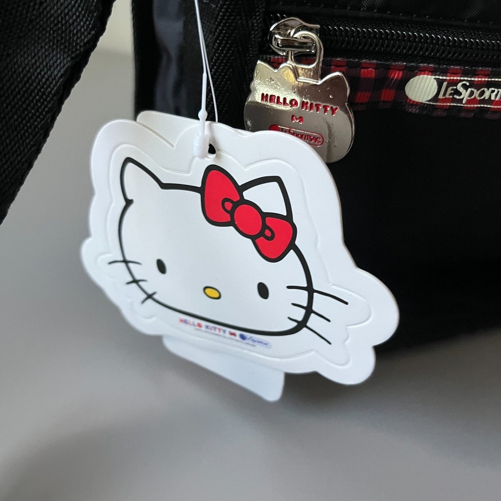 Lesportsac Black Hello Kitty Classic Hobo NWT