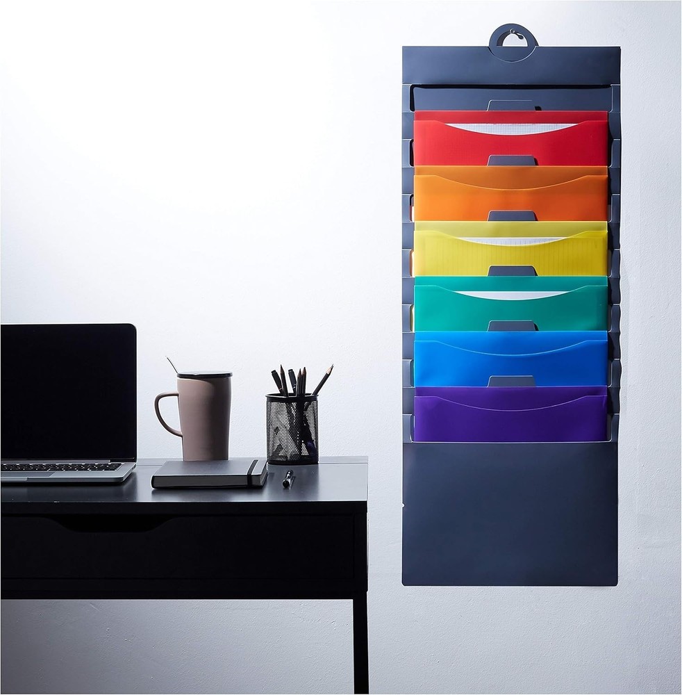 Space Saving Hanging File Folders for School and Office