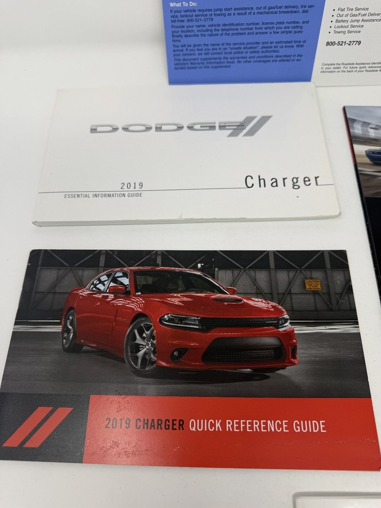 2019 Dodge Charger Owners Manual OEM Complete Set