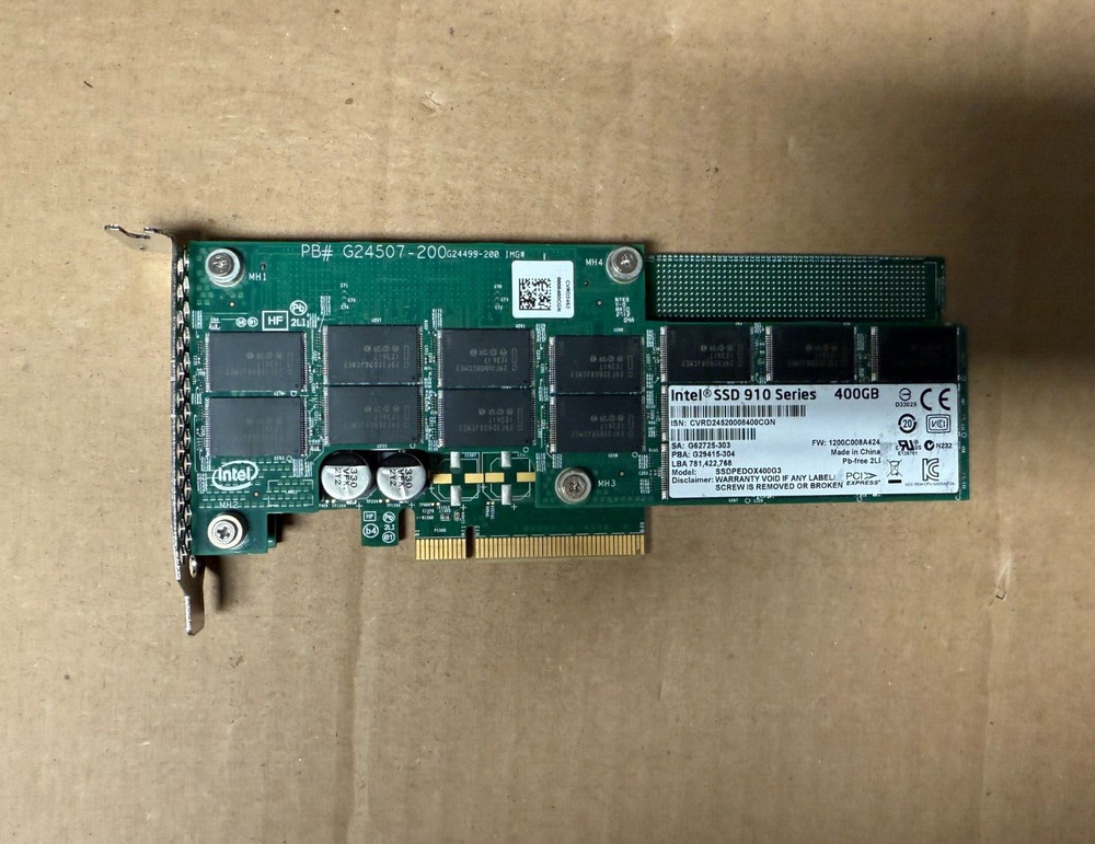 Intel SSDPEDOX400G3 400GB PCI-E SSD 910 Series Solid State Drive