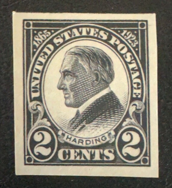US Stamp #611 MNG Warren Gamaliel