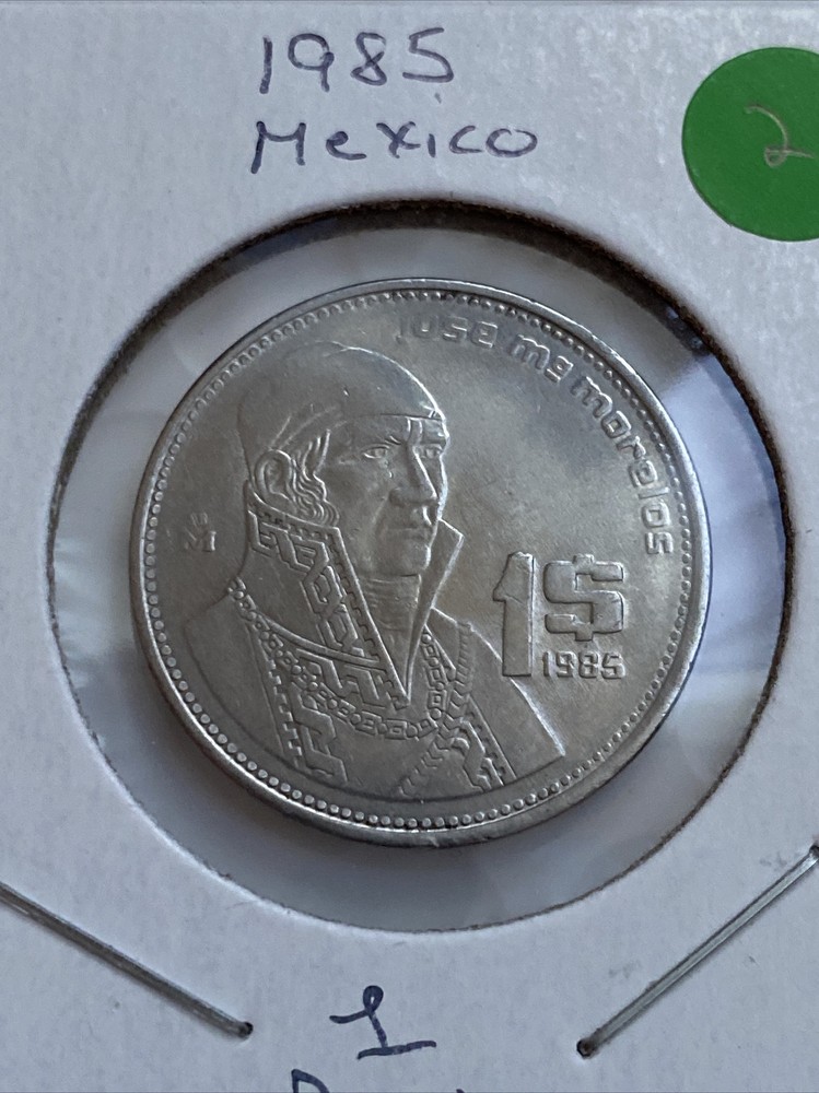 Mexico 1 Peso 1985 Coin B7